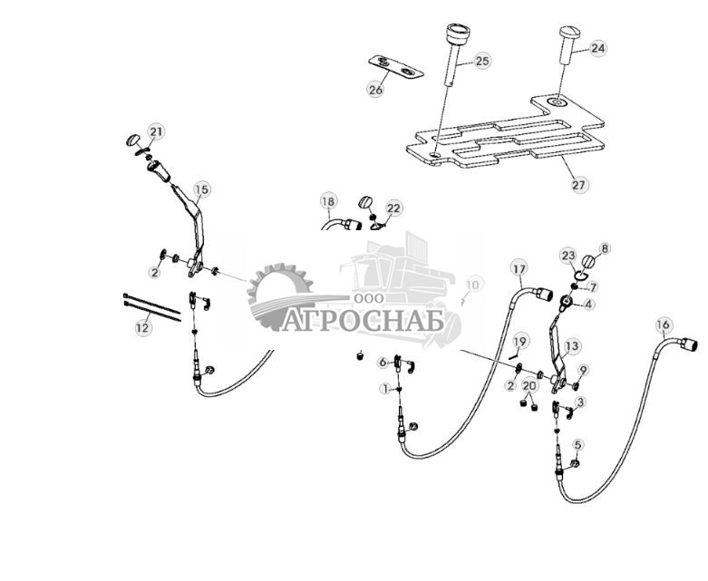 РЫЧАГИ УПРАВЛЕНИЯ SCV (КАБИНА) - ST305200 344.jpg